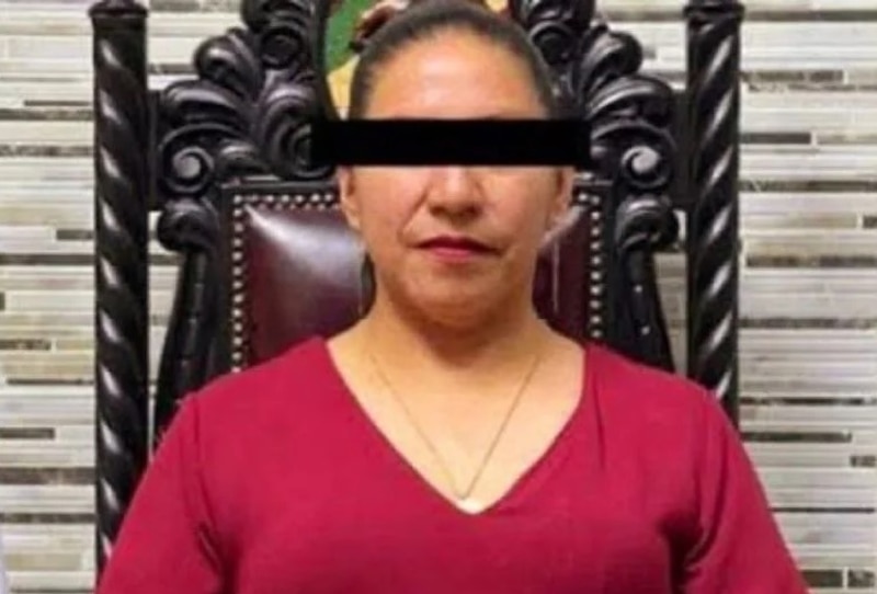 Fotografía de Selene Hernández, alcaldesa con licencia de Capulhuac, detenida por presunta agresión a una psicóloga del DIF municipal