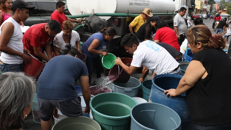 Escasez de agua en México