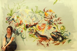 Tania Reyes y la trascendencia del cuerpo  de lo terrenal a lo sublime desde la pintura 