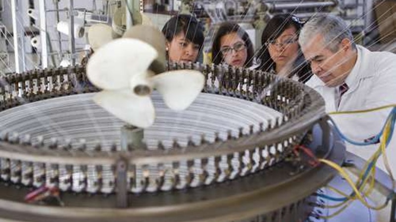 Visita a la fábrica textil