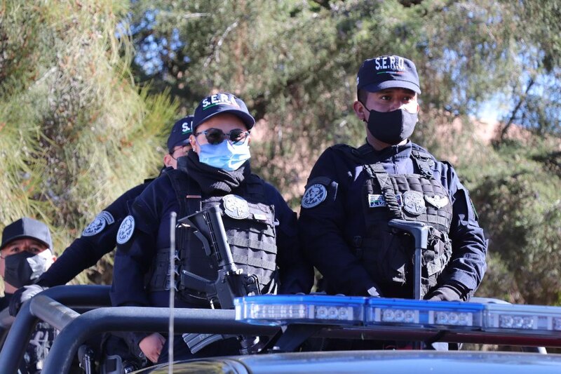 Policías en México