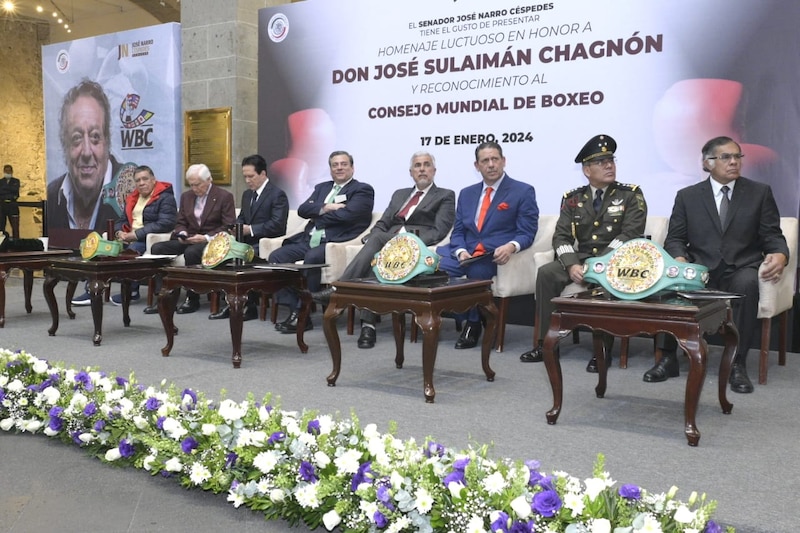 El Senado mexicano rinde homenaje a José Sulaimán Chagnón