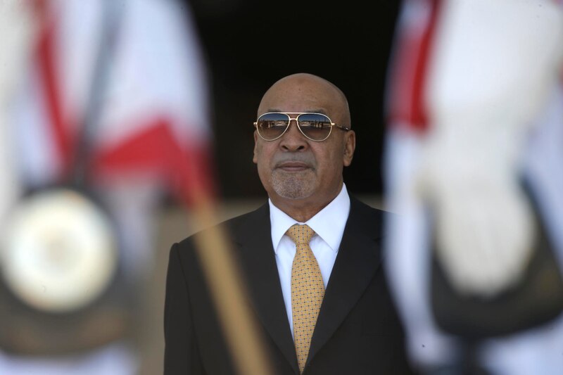 El presidente de Somalia, Hassan Sheikh Mohamud, asiste a una ceremonia en Mogadiscio