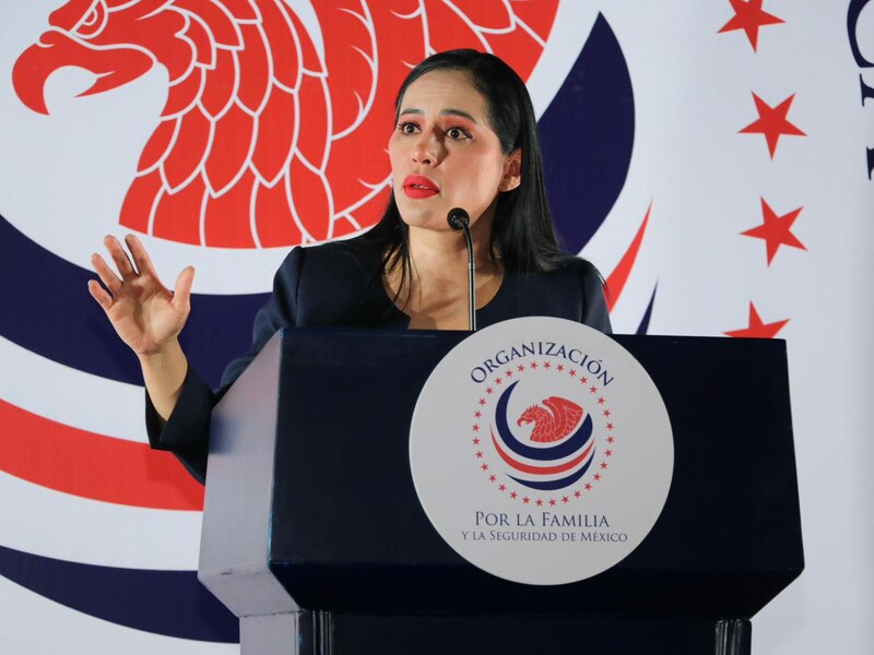 La senadora Lilly Téllez llama a votar por la familia y la seguridad de México