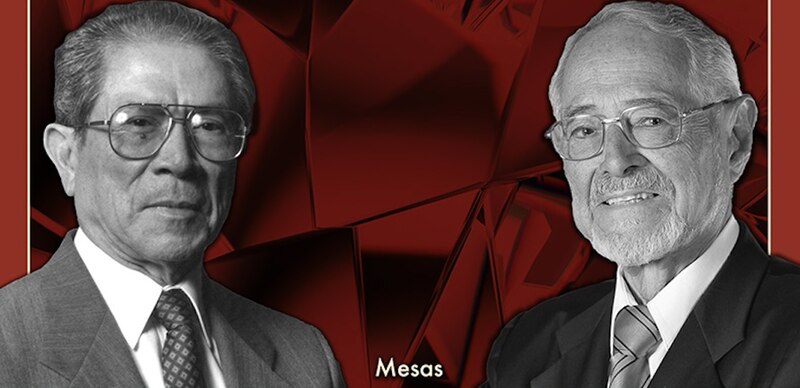 Los científicos Luis Walter Alvarez y Robert L. Cornog descubrieron las mesones pi y mu.