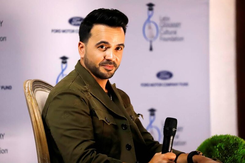 El cantante colombiano Maluma en una conferencia de prensa.