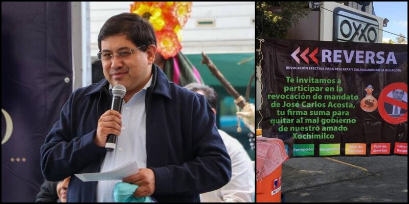 José Carlos Acosta enfrenta llamado a revocación de mandato en Xochimilco