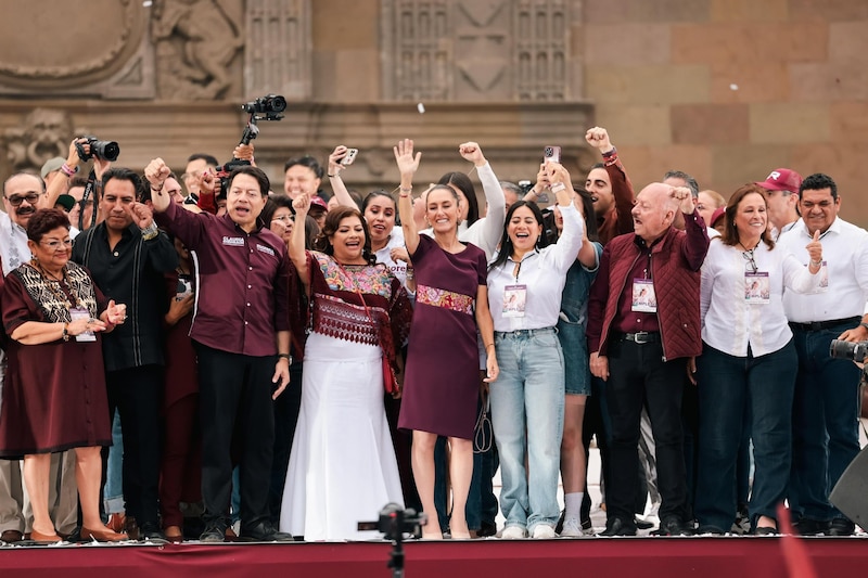 Clausura AMLO campaña de Morena en el Zócalo