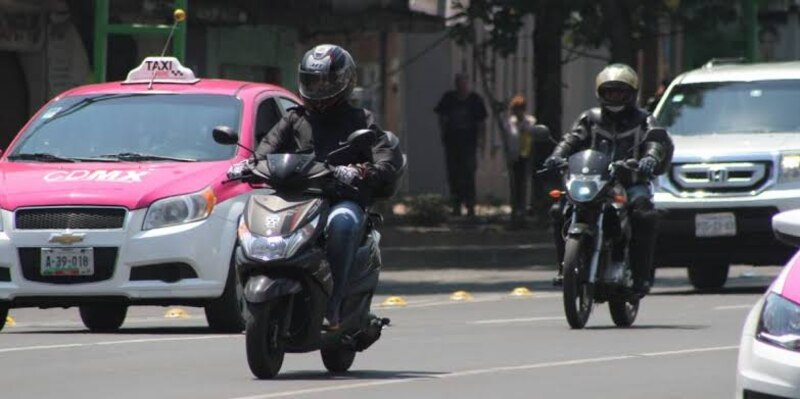 Motociclistas en la Ciudad de México