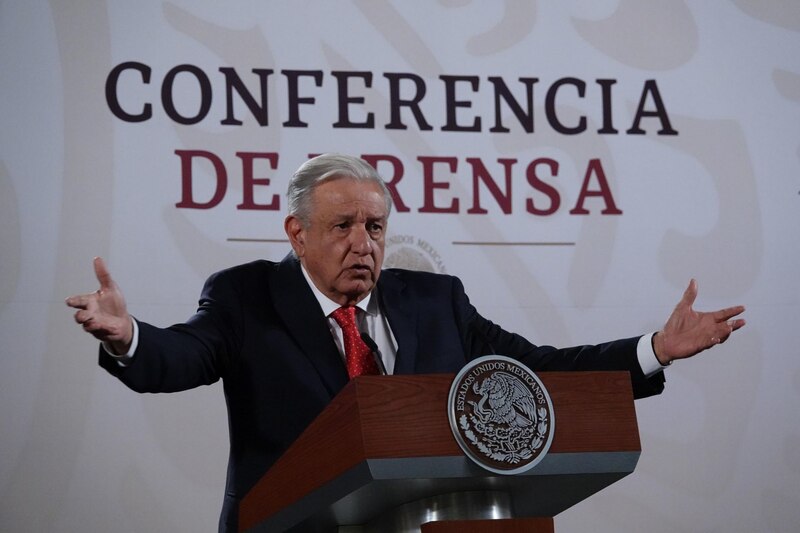 El presidente López Obrador ofrece una conferencia de prensa