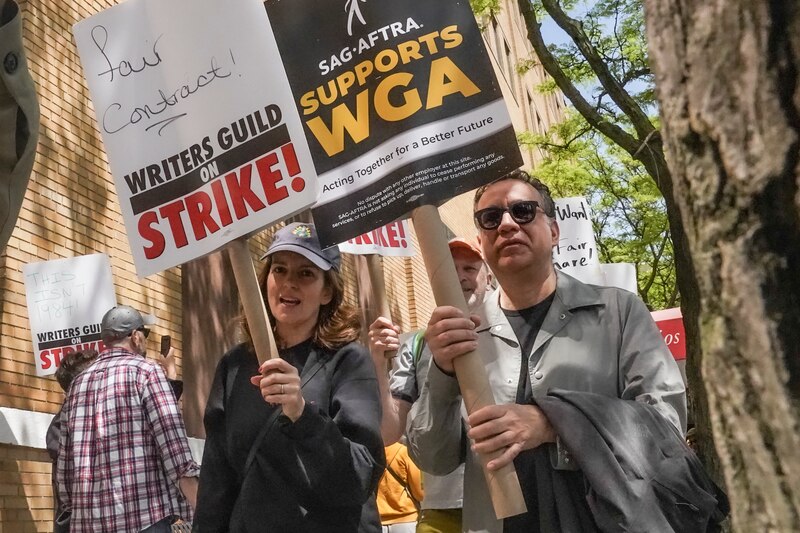 Huelga de guionistas en Nueva York