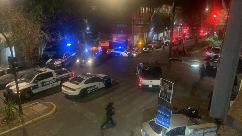 Choque múltiple en la Ciudad de México deja varios heridos