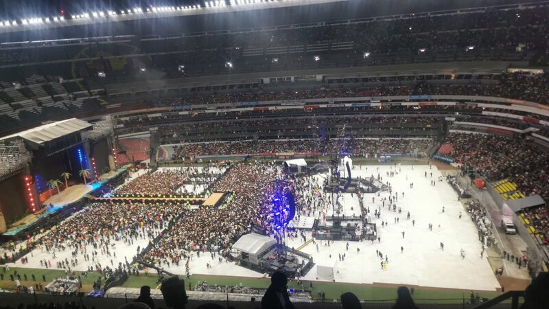 Concierto de Coldplay en el Estadio Azteca