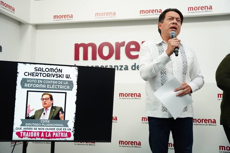 Salomón Chertorivski, diputado de Morena, votó en contra de la reforma eléctrica