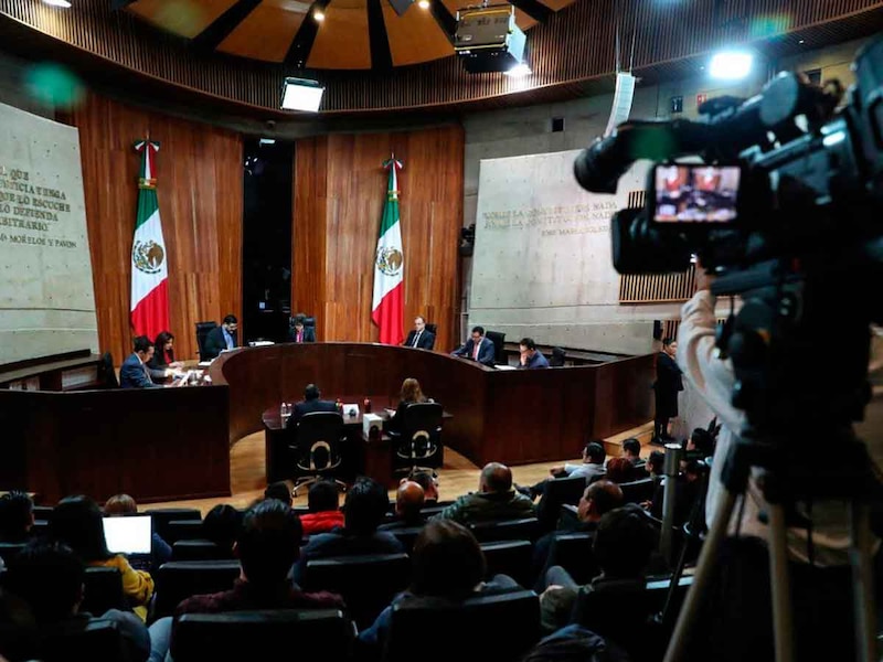 Sesión del pleno de la Suprema Corte de Justicia de la Nación