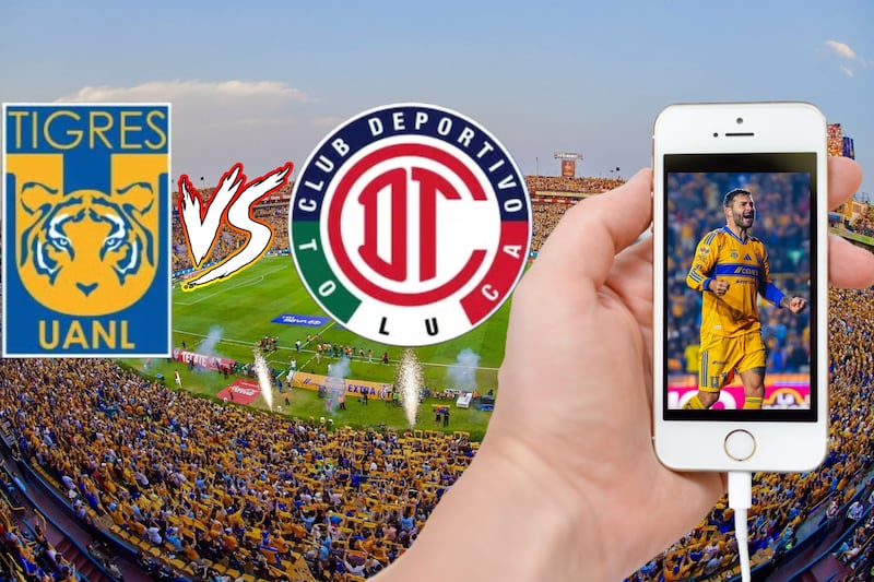 Tigres vs Toluca en vivo