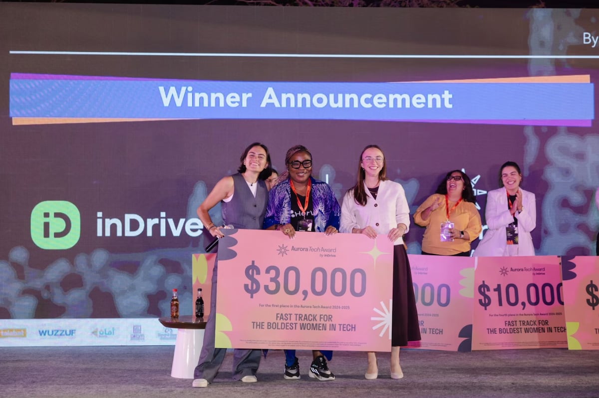 Aurora Tech Award: InDrive impulsa el liderazgo femenino en la tecnología con un premio global