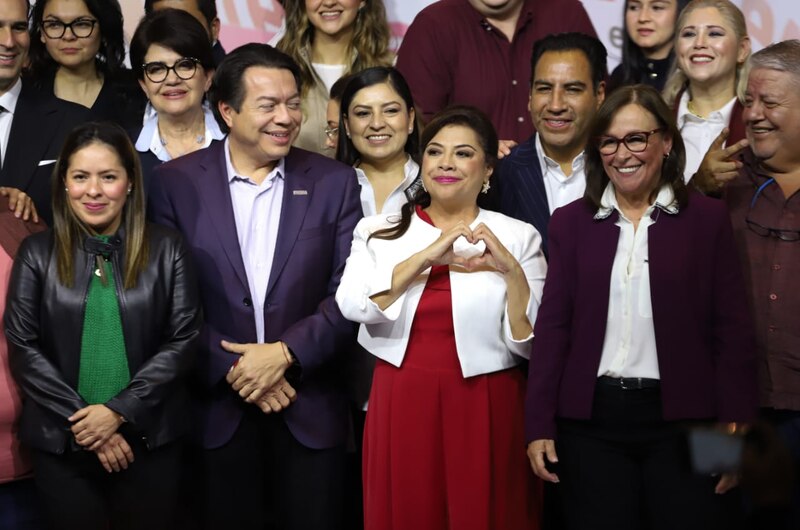 Candidata a gobernadora de Morena celebra su victoria en las elecciones de 2021