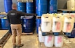 Decomisan 120 mil litros de acetona, tolueno, sosa cáustica y más sustancias en Sinaloa