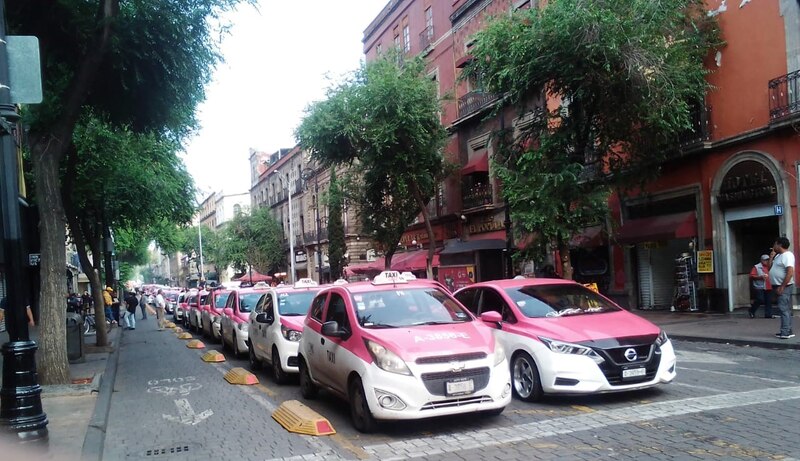 Taxis en la Ciudad de México