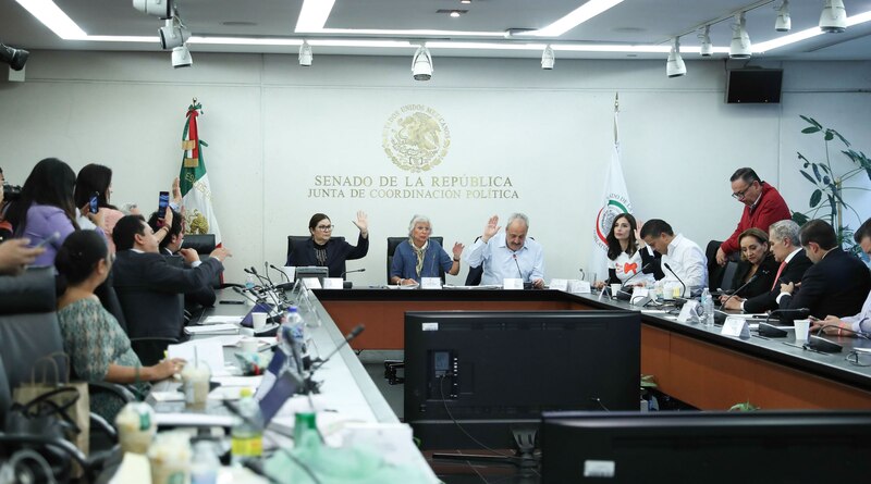 Reunión de la Junta de Coordinación Política del Senado de la República