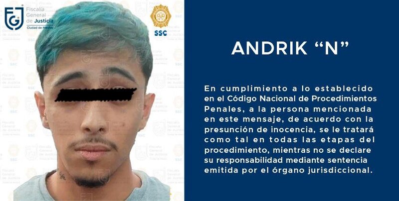 ANDRIK "N" presunto delincuente