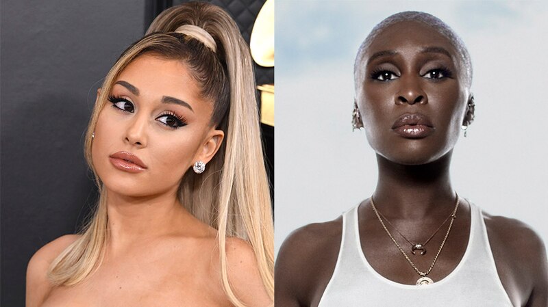 Ariana Grande y Cynthia Erivo en los Grammy 2020