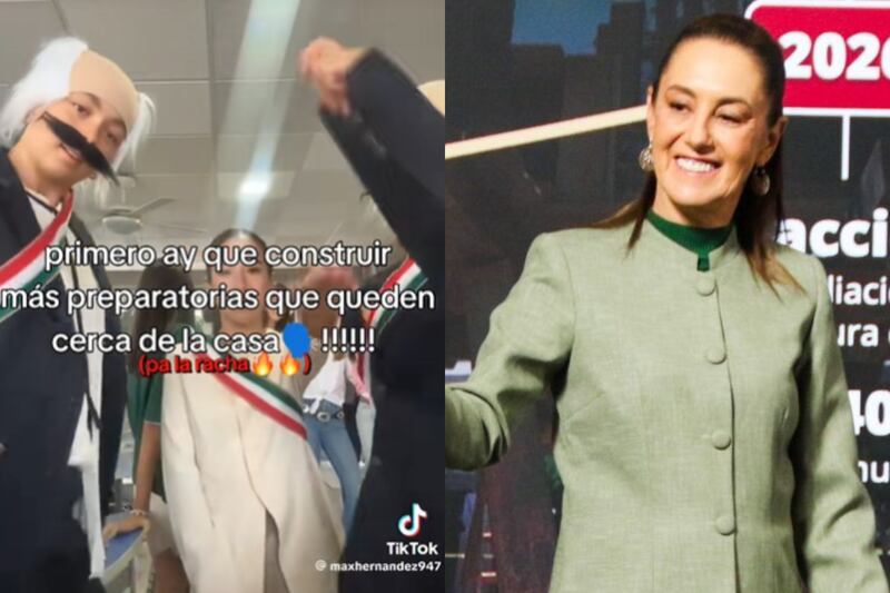 La presidenta mostró en la mañanera la canción remix que usuarios en redes sociales han compartido y viralizado.