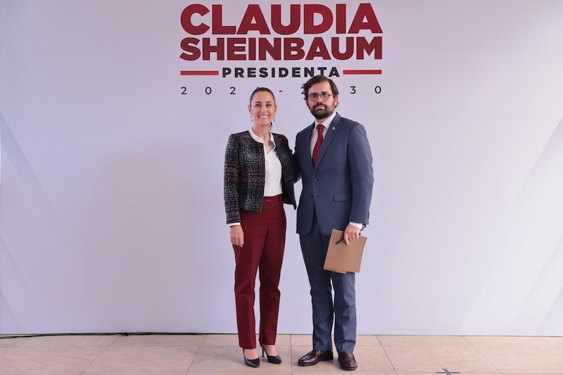 Claudia Sheinbaum y Martí Batres, juntos en un evento público