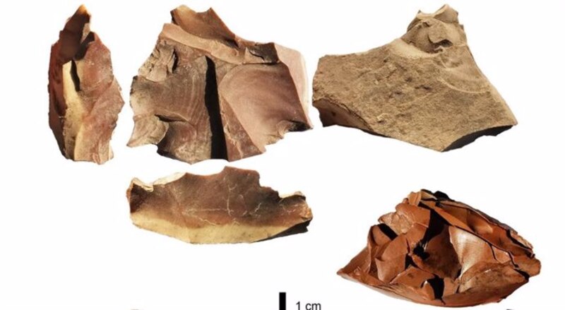 Fragmentos de cerámica prehistórica