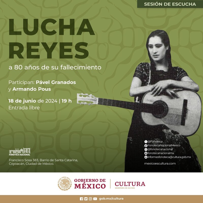 Lucha Reyes a 80 años de su fallecimiento