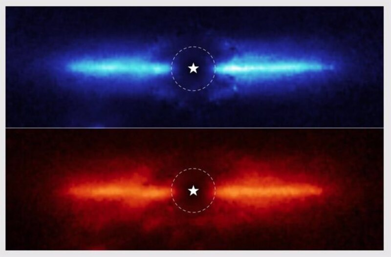 Comparación de la emisión de rayos X de dos estrellas binarias