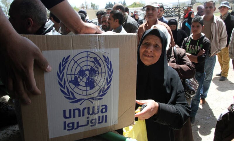 Naciones Unidas entrega ayuda humanitaria a refugiados palestinos en Siria
