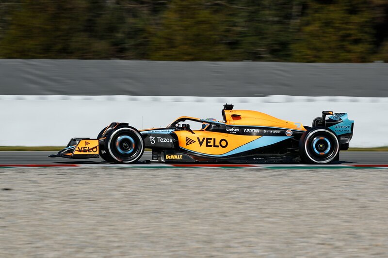 McLaren MCL36 de Lando Norris en el Circuit de Barcelona-Catalunya