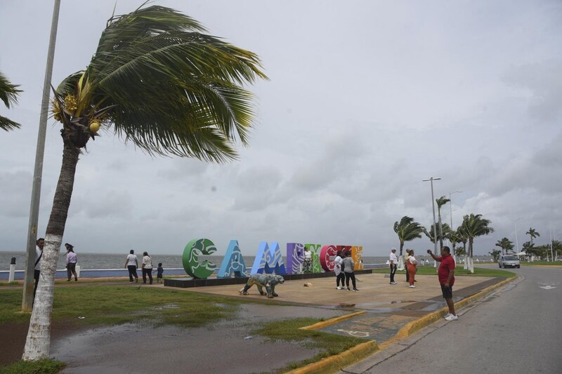 Huracán en Campeche