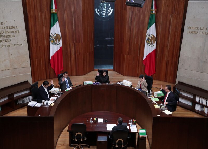 Sesión de la Suprema Corte de Justicia de la Nación