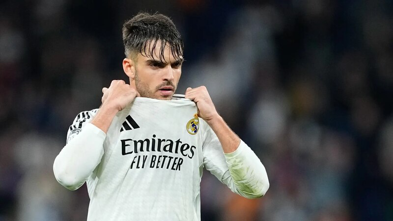El Jugador del Real Madrid Raúl Asencio