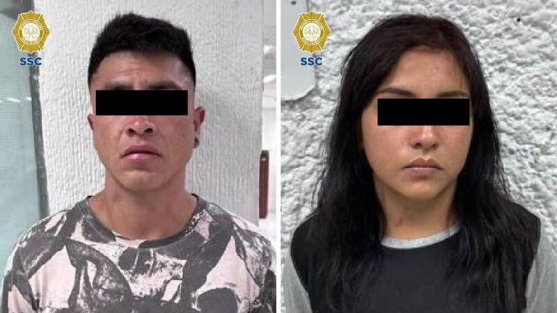 Detienen a pareja por robo a comercio en la Ciudad de México