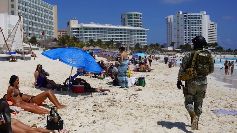 Playa en Cancún