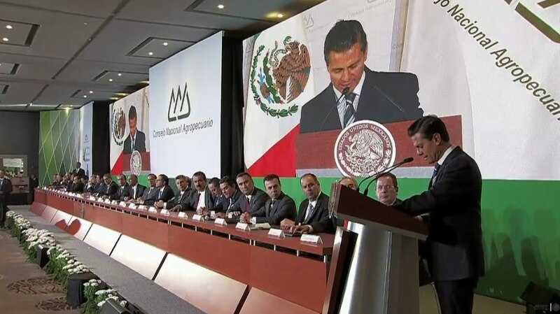 El presidente Enrique Peña Nieto clausura la Convención Nacional Agropecuaria 2017