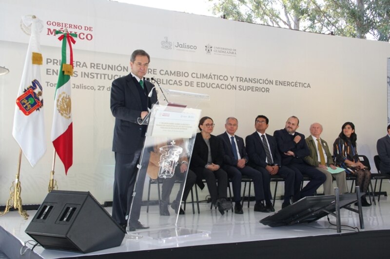 Reunión sobre cambio climático y transición energética en instituciones públicas de educación superior