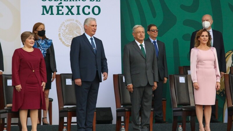 El presidente Andrés Manuel López Obrador encabeza la ceremonia del 108 aniversario de la Revolución Mexicana
