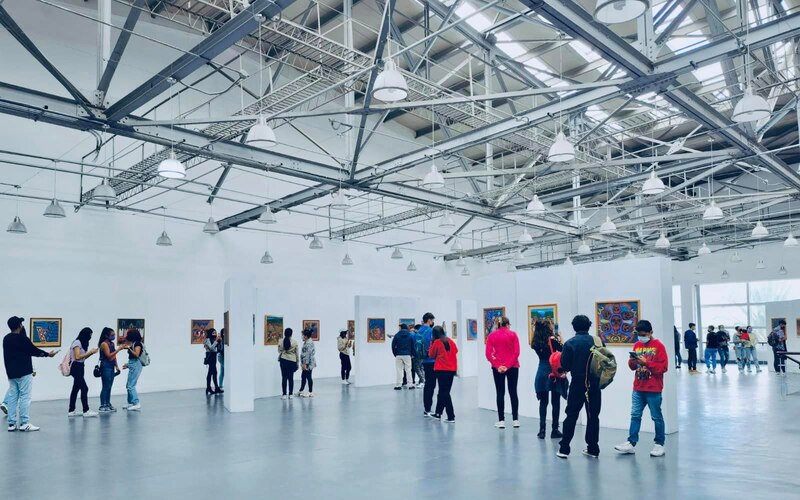 Exposición de arte en el Museo de Arte Moderno de Medellín