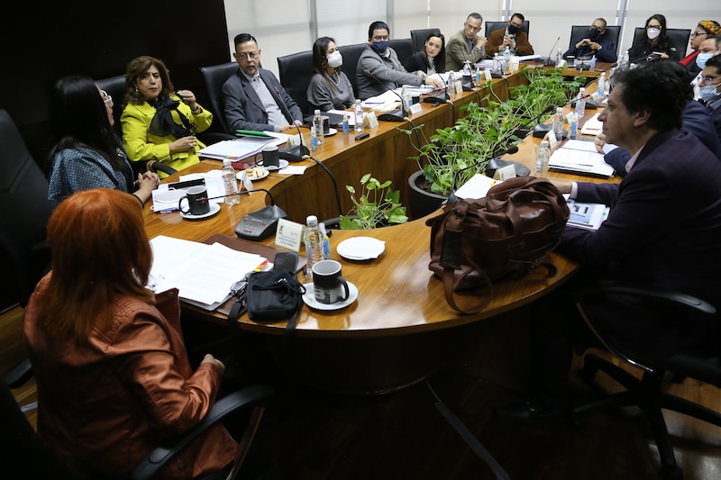 Reunión de trabajo de la Comisión de Educación del Senado de la República.