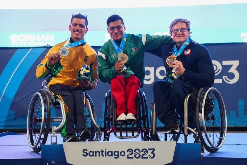 Podio de los Juegos Parapanamericanos 2023