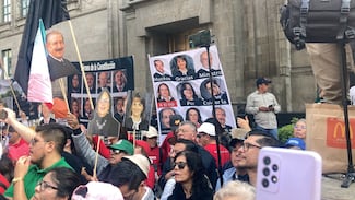 “¡No están solos y el Poder Judicial no va a caer”, las consignas de apoyo a la SCJN