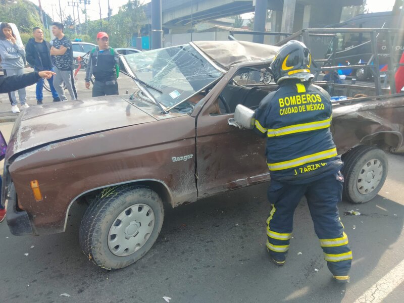 Accidente de tráfico en la Ciudad de México