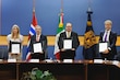 Diplomacia privilegia el diálogo: canciller; SRE, UNAM y Noruega unen esfuerzos a favor de la paz
