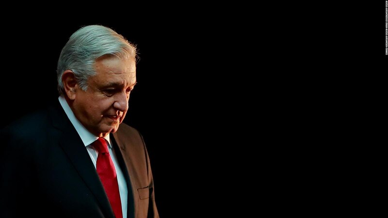 El presidente López Obrador durante una conferencia de prensa