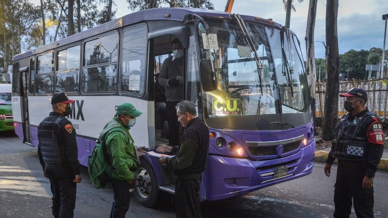 Autobús público en México